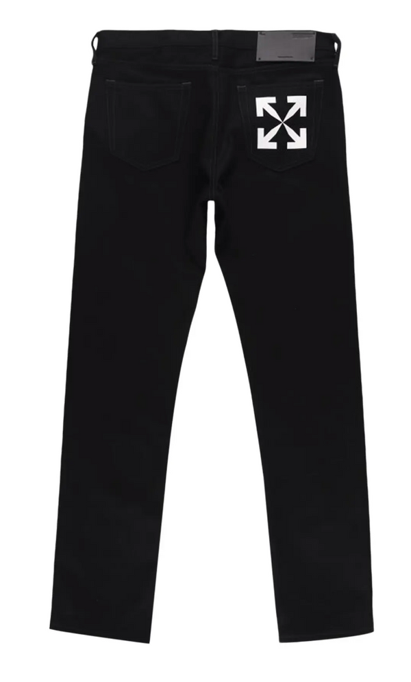 Off-White Single Arrow Slim Jeans Black 30 Brand New