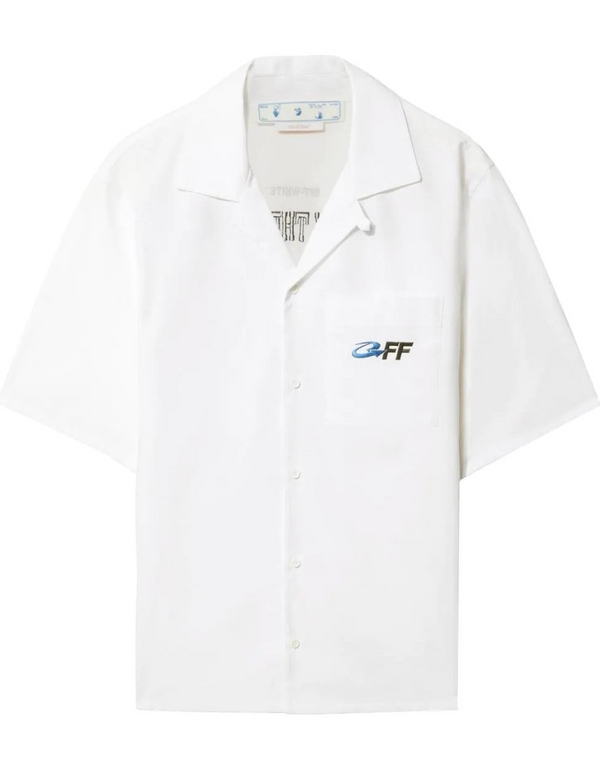 Off-White Exact Opp Holiday Shirt White Medium Brand New