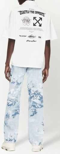 Off-White Exact Opp Holiday Shirt White Large Brand New