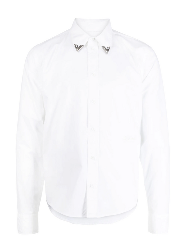 Off-White Straight Point Collar Shirt White Large Brand New