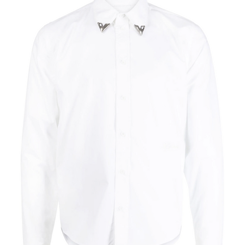Off-White Straight Point Collar Shirt White Large Brand New