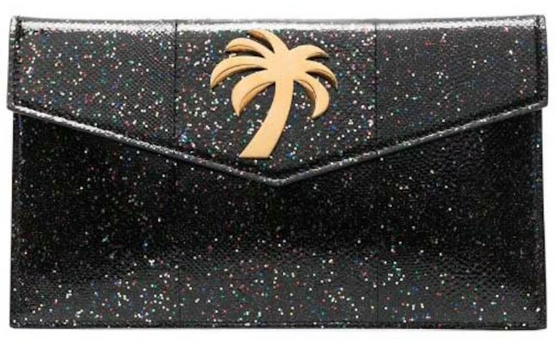 Palm Angels Palm Beach Night Out Glitter Clutch Bag (MSRP: $715)