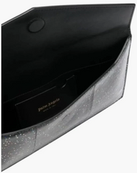 Palm Angels Palm Beach Night Out Glitter Clutch Bag (MSRP: $715)