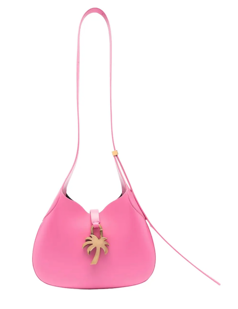 Palm Angels Women's Pink Palm Tree Hobo Bag (MSRP: $1,250)