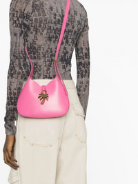 Palm Angels Women's Pink Palm Tree Hobo Bag (MSRP: $1,250)