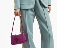 Palm Angels Satin Palm Shoulder Violet Bag ($590.00)