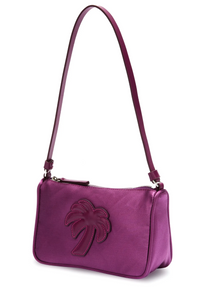 Palm Angels Satin Palm Shoulder Violet Bag ($590.00)