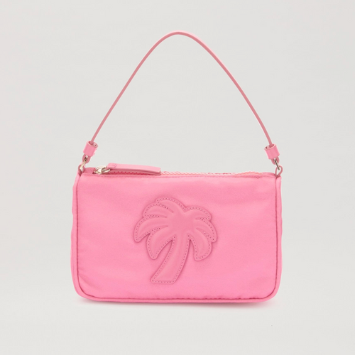 Palm Angels Big Palm Nylon Pouch Hand Bag (MSRP: $560.00)
