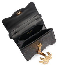 Palm Angels Palm Beach Glitter Night Out Leather Bag (MSRP: $1,675)