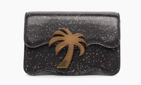 Palm Angels Palm Beach Glitter Night Out Leather Bag (MSRP: $1,675)