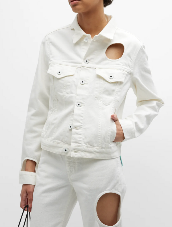 Off-White Meteor Regular Jacket White 38 Brand New