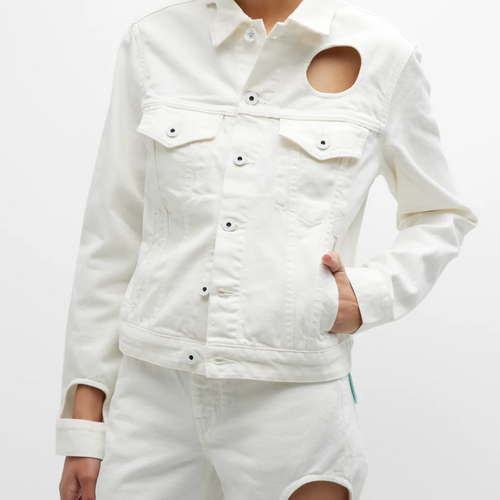 Off-White Meteor Regular Jacket White 38 Brand New