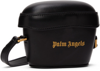 Palm Angels Black & Gold Mini Padlock Shoulder Bag (MSRP: $525.00)