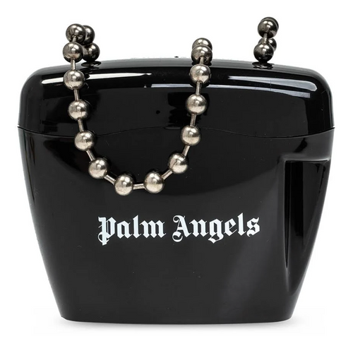 Palm Angels Mini "Black/White" Padlock Bag (MSRP: $525.00)