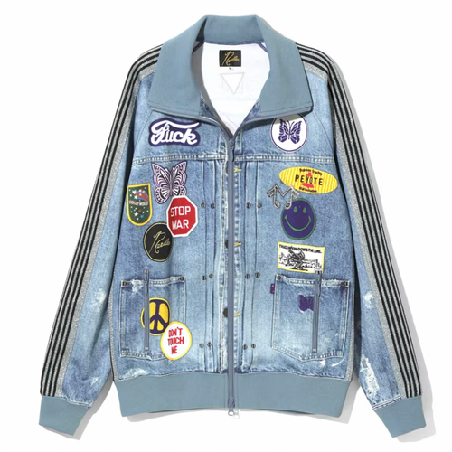 Needles X Midnight Studios Blue Track Jacket Size XL