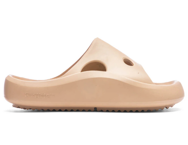 Off-White Meteor Rubber Slide Camel 36 Brand New