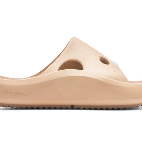 Off-White Meteor Rubber Slide Camel 36 Brand New
