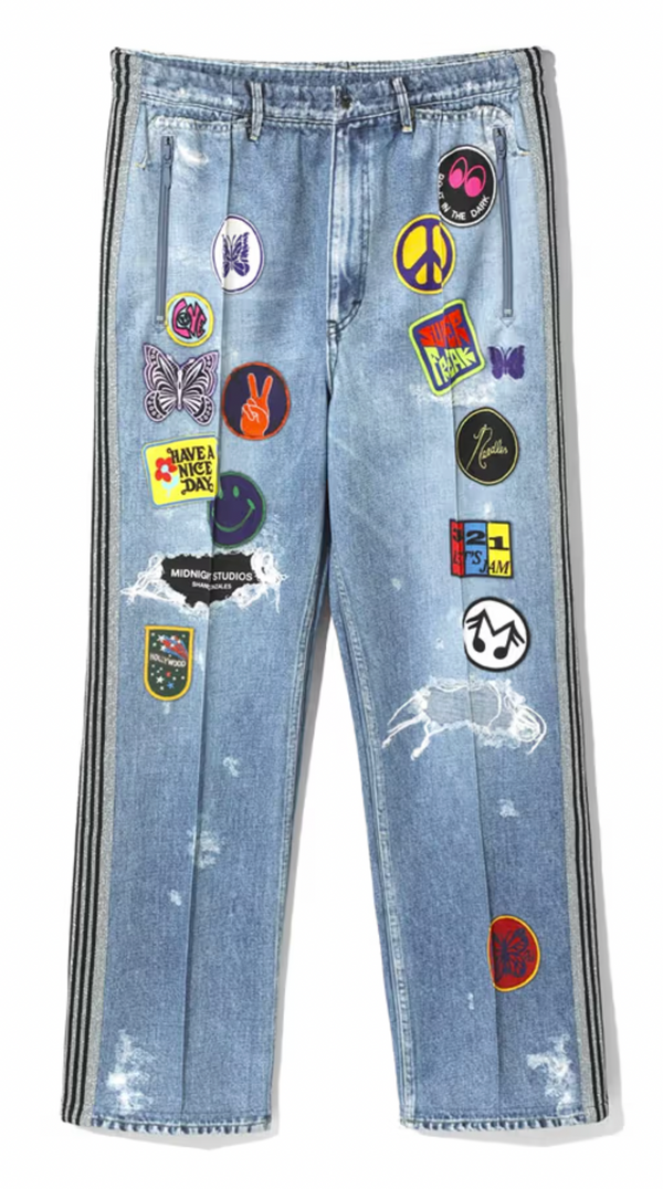 Needles X Midnight Studios Indigo Track Pants Size XXL