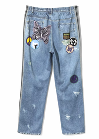 Needles X Midnight Studios Indigo Track Pants Size XL