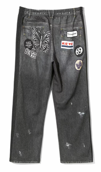 Needles X Midnight Studios Black Wash Track Pants Size XL