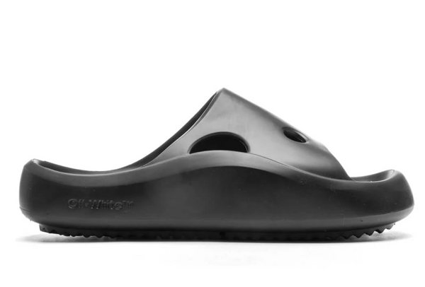 Off-White Womens Meteor Rubber Slide Black 36 Brand New