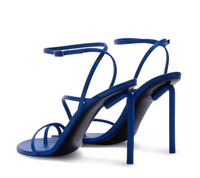 Off-White Allen 110mm Strappy Sandals Blue 36 Brand New