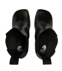 Off-White Womens Calf Sponge High Chelsea Boot Black 36 Brand New