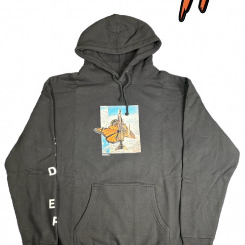 10 Deep "Duality" Black Pullover Graphic Hoodie Size Large