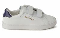 Palm Angels Boy's Palm 1 Velcro Strapped White/Navy Sneakers Size 24 (7C)