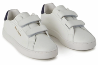 Palm Angels Boy's Palm 1 Velcro Strapped White/Navy Sneakers Size 24 (7C)