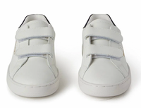 Palm Angels Boy's Palm 1 Velcro Strapped White/Navy Sneakers Size 24 (7C)