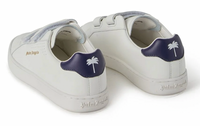 Palm Angels Boy's Palm 1 Velcro Strapped White/Navy Sneakers Size 24 (7C)