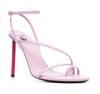 Off-White Womens Allen 110mm Strappy Sandals Pink Fuchsia 36 Brand New