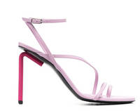 Off-White Womens Allen 110mm Strappy Sandals Pink Fuchsia 36 Brand New