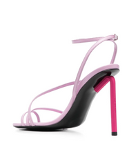 Off-White Womens Allen 110mm Strappy Sandals Pink Fuchsia 36 Brand New