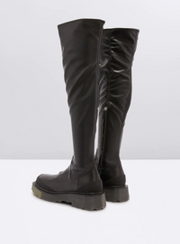 Off-White Womens Calf Stretch Sponge Cuissard Boots 37 Brand New