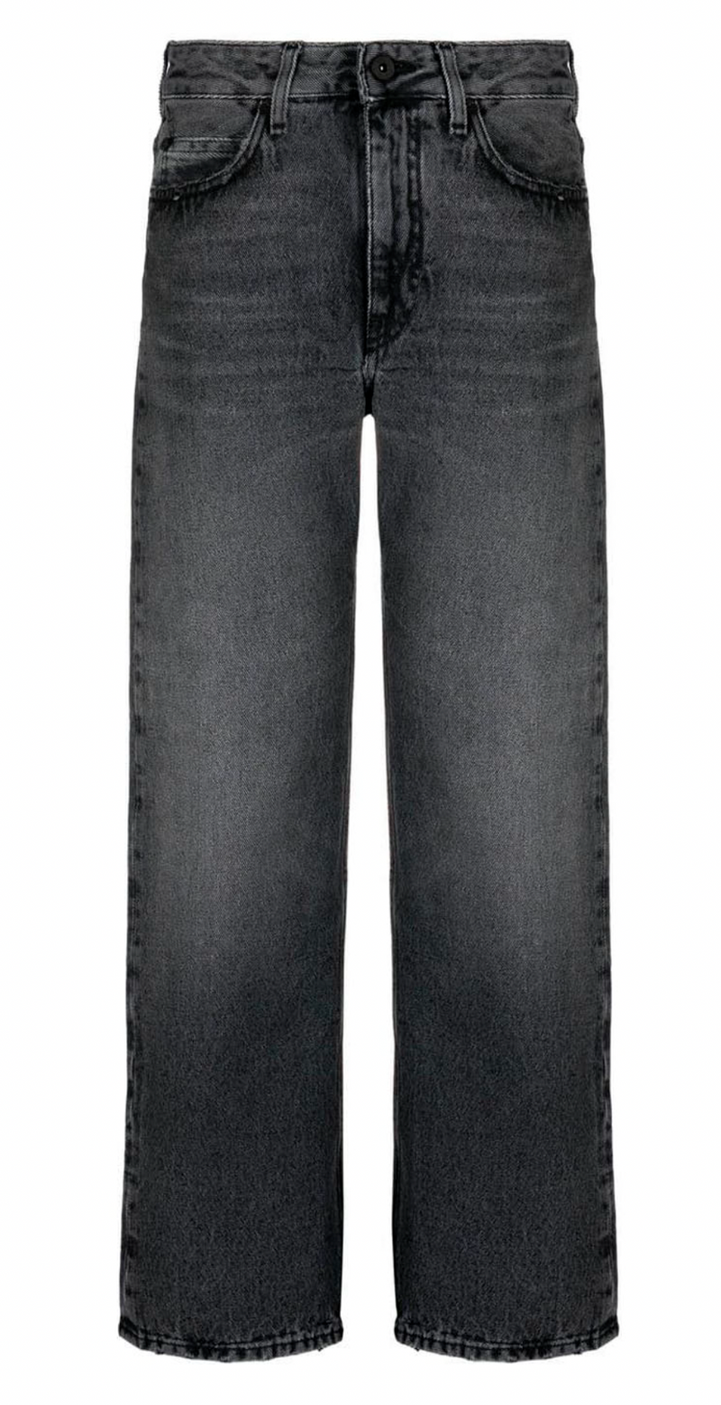 OFF-WHITE Women's 90's Vintage Black Denim Jeans Size 25