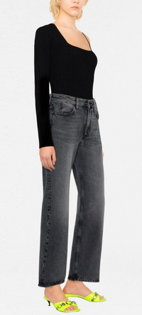 OFF-WHITE Women's 90's Vintage Black Denim Jeans Size 25
