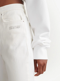 OFF-WHITE Women's Corporate Skinny White Jeans Size 27
