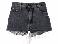 OFF-WHITE Women's Corporate Dark Grey Shorts Size 26