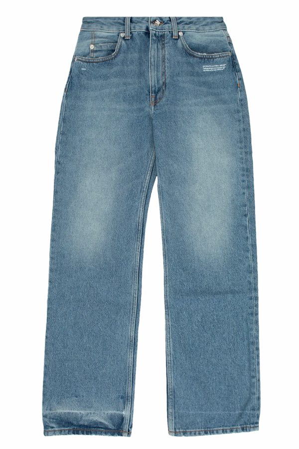 OFF-WHITE Corporate 90's Fit Blue Denim Jeans Size 25