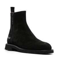 Off-White Mens Suede Sponge Sole Ankle Boot Black 43 Brand New