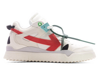 Off-White Mens Midtop Sponge Sneaker White Red 40 Brand New