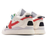 Off-White Mens Midtop Sponge Sneaker White Red 40 Brand New