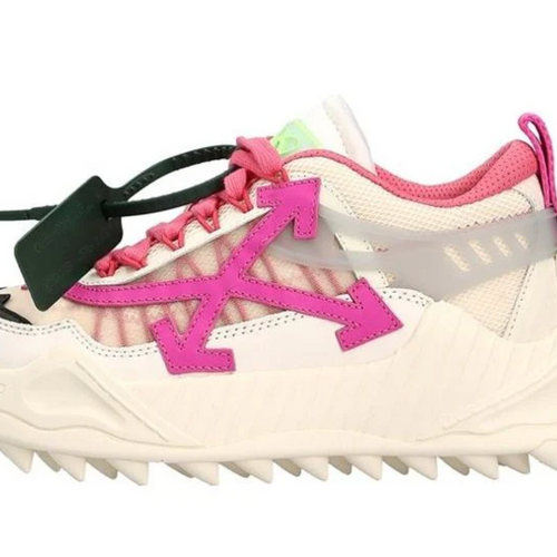 Off-White Womens Odsy 1000 White Pink 35 Brand New