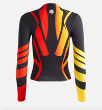 Kith Women's Valen Surge Logo Red L/S Shirt - Size SM - (MSRP: $125)