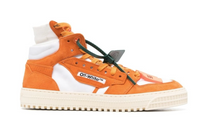 Off-White Mens 3.0 Off Court Leather White Bright Orange 41 Brand New