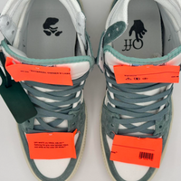 Off-White Mens 3.0 Off Court Suede Canvas White Celadon 44 Brand New