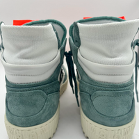 Off-White Mens 3.0 Off Court Suede Canvas White Celadon 44 Brand New
