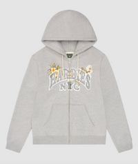 Denim Tears X Hardies NYC Grey Zip-Up Hoodie Size Medium